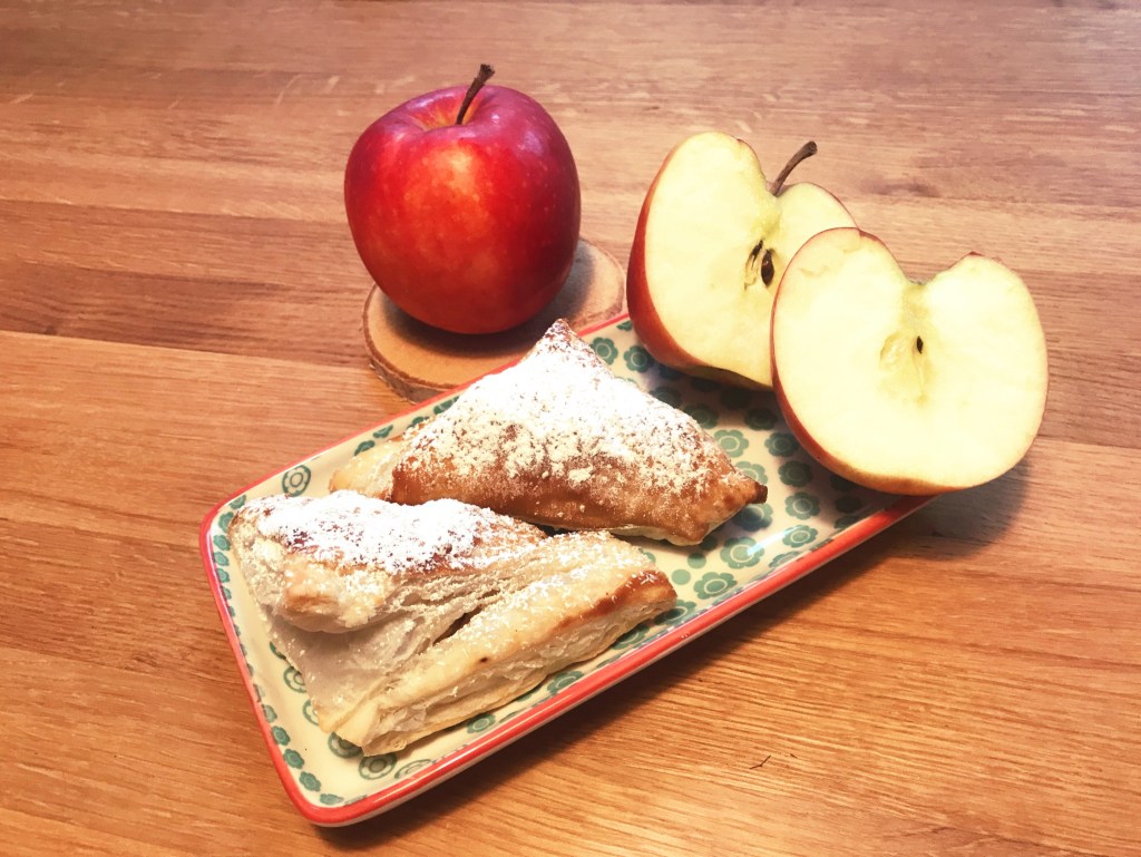 Apfeltaschen sind lecker. So könnten Sie aussehen.